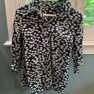 -Talbots Elephant blouse